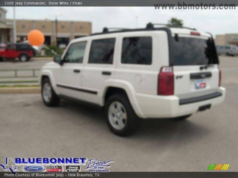 Stone White / Khaki 2006 Jeep Commander