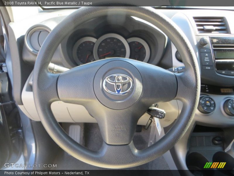 Pacific Blue Metallic / Taupe 2008 Toyota RAV4 I4