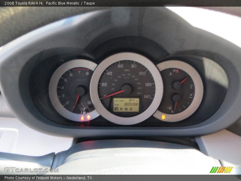 Pacific Blue Metallic / Taupe 2008 Toyota RAV4 I4