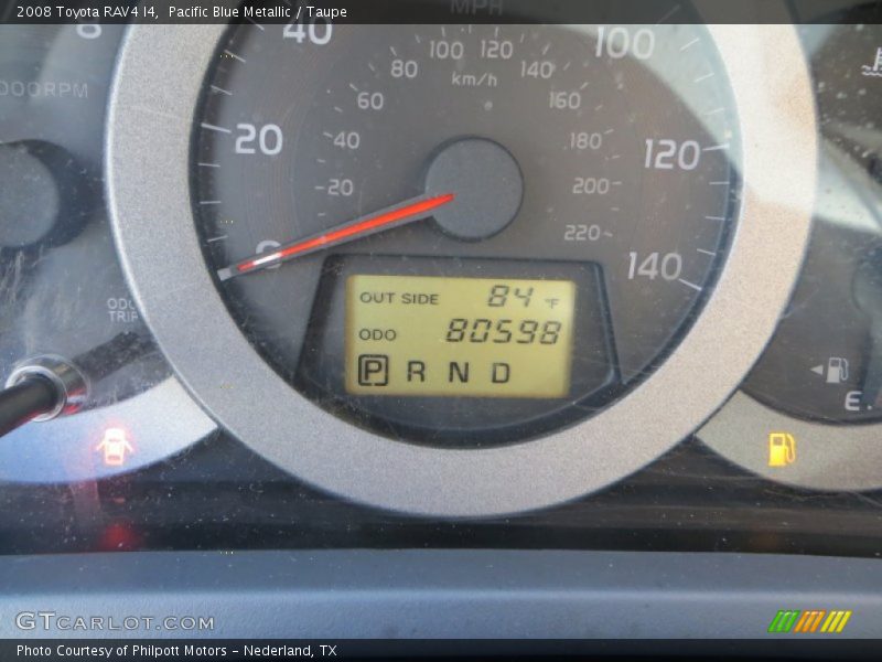 Pacific Blue Metallic / Taupe 2008 Toyota RAV4 I4