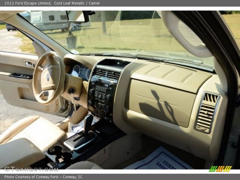 Gold Leaf Metallic / Camel 2011 Ford Escape Limited