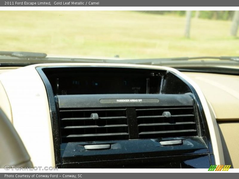 Gold Leaf Metallic / Camel 2011 Ford Escape Limited