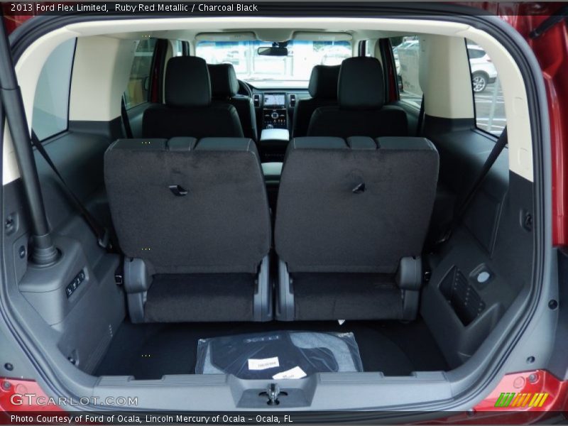 Ruby Red Metallic / Charcoal Black 2013 Ford Flex Limited