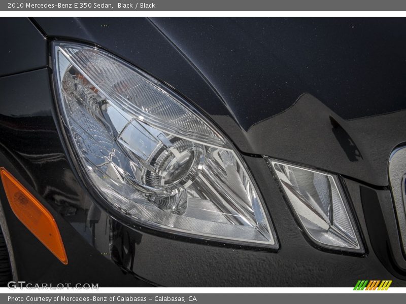 Black / Black 2010 Mercedes-Benz E 350 Sedan