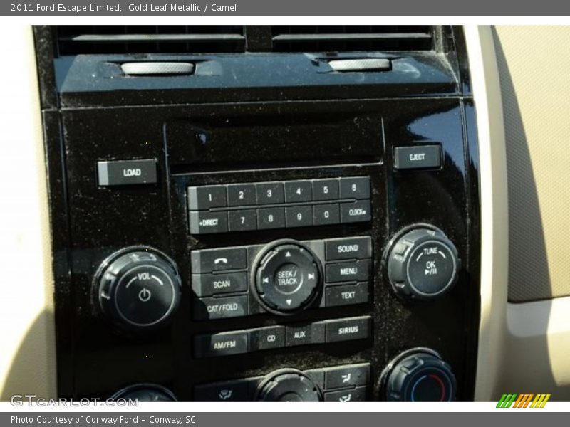 Gold Leaf Metallic / Camel 2011 Ford Escape Limited