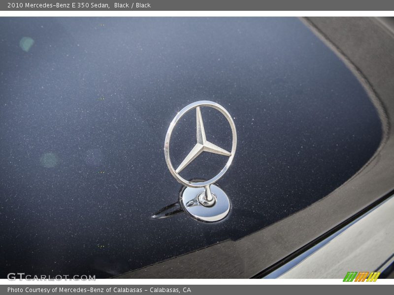 Black / Black 2010 Mercedes-Benz E 350 Sedan