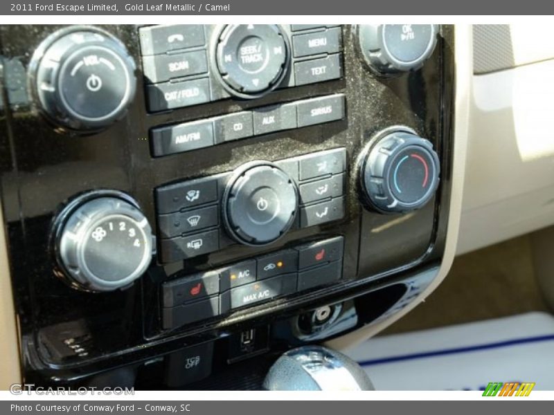 Gold Leaf Metallic / Camel 2011 Ford Escape Limited