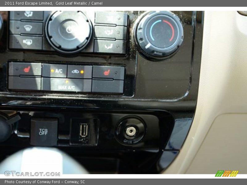 Gold Leaf Metallic / Camel 2011 Ford Escape Limited