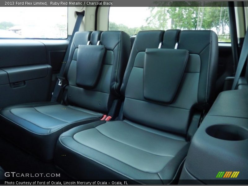 Ruby Red Metallic / Charcoal Black 2013 Ford Flex Limited