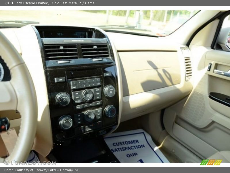 Gold Leaf Metallic / Camel 2011 Ford Escape Limited