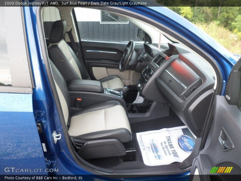 Surf Blue Pearl / Dark Slate Gray/Light Graystone 2009 Dodge Journey R/T AWD