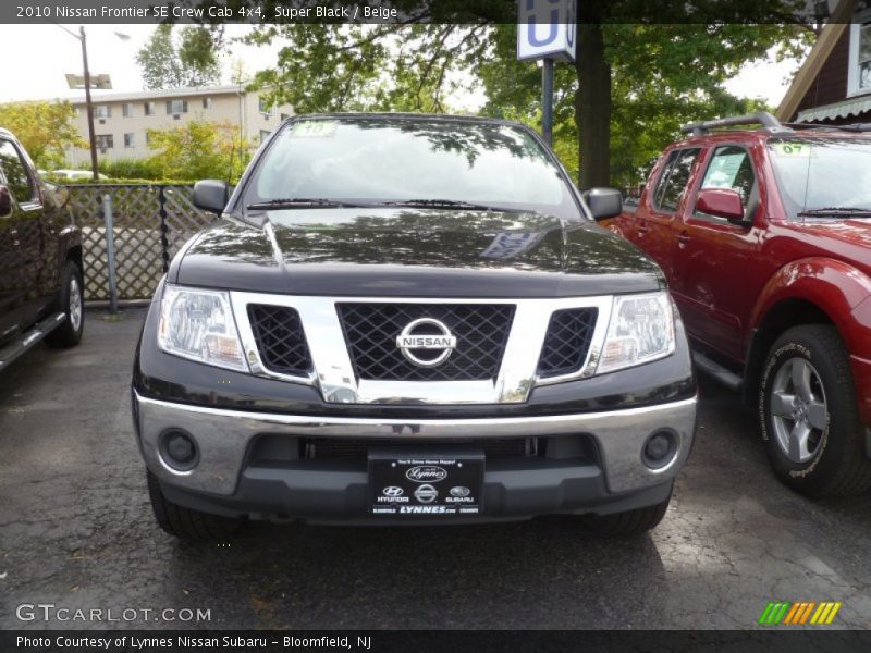 Super Black / Beige 2010 Nissan Frontier SE Crew Cab 4x4