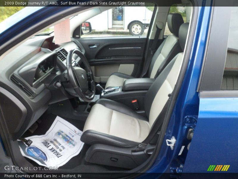 Surf Blue Pearl / Dark Slate Gray/Light Graystone 2009 Dodge Journey R/T AWD