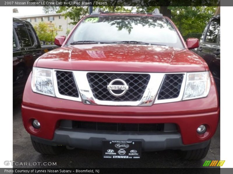 Red Brawn / Desert 2007 Nissan Frontier LE Crew Cab 4x4