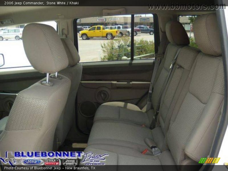Stone White / Khaki 2006 Jeep Commander