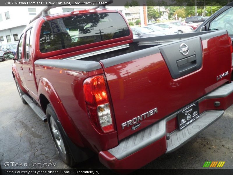 Red Brawn / Desert 2007 Nissan Frontier LE Crew Cab 4x4