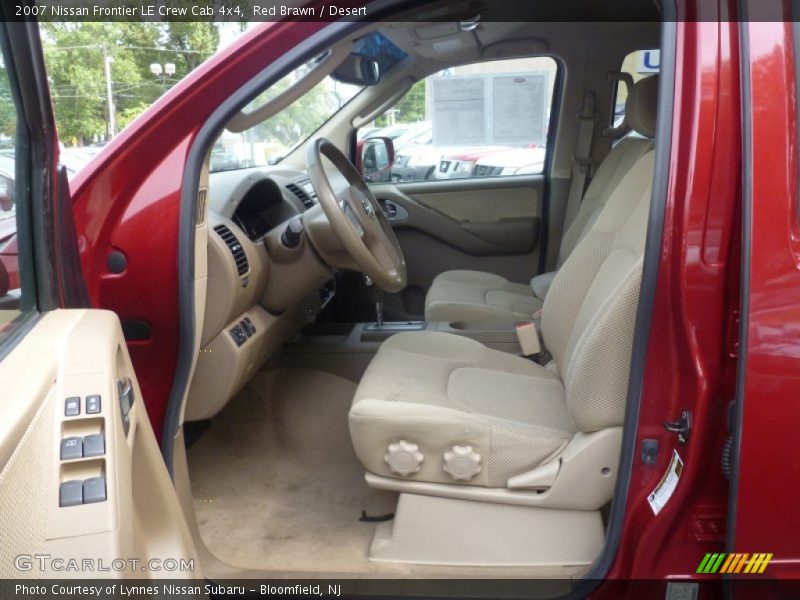 Red Brawn / Desert 2007 Nissan Frontier LE Crew Cab 4x4