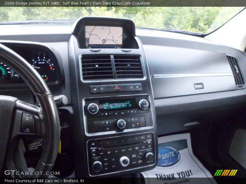 Surf Blue Pearl / Dark Slate Gray/Light Graystone 2009 Dodge Journey R/T AWD