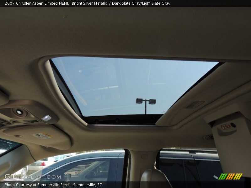 Bright Silver Metallic / Dark Slate Gray/Light Slate Gray 2007 Chrysler Aspen Limited HEMI