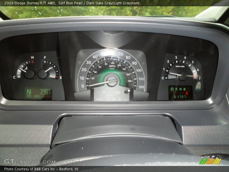 Surf Blue Pearl / Dark Slate Gray/Light Graystone 2009 Dodge Journey R/T AWD