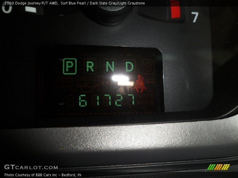 Surf Blue Pearl / Dark Slate Gray/Light Graystone 2009 Dodge Journey R/T AWD