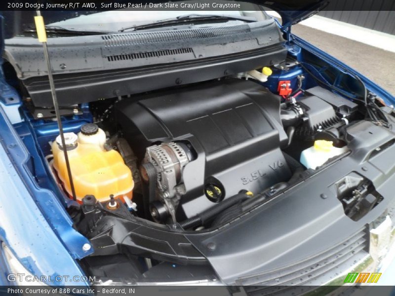 Surf Blue Pearl / Dark Slate Gray/Light Graystone 2009 Dodge Journey R/T AWD