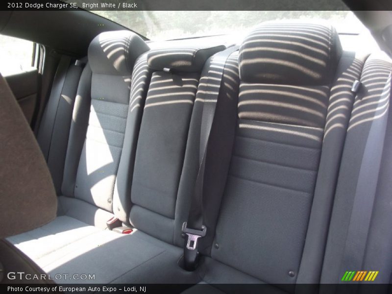 Bright White / Black 2012 Dodge Charger SE
