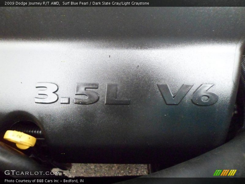 Surf Blue Pearl / Dark Slate Gray/Light Graystone 2009 Dodge Journey R/T AWD