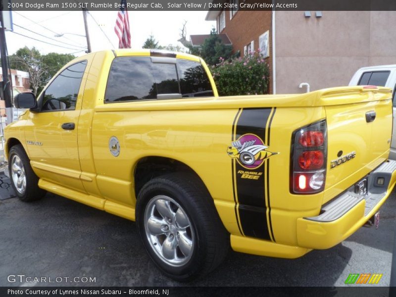 Solar Yellow / Dark Slate Gray/Yellow Accents 2004 Dodge Ram 1500 SLT Rumble Bee Regular Cab