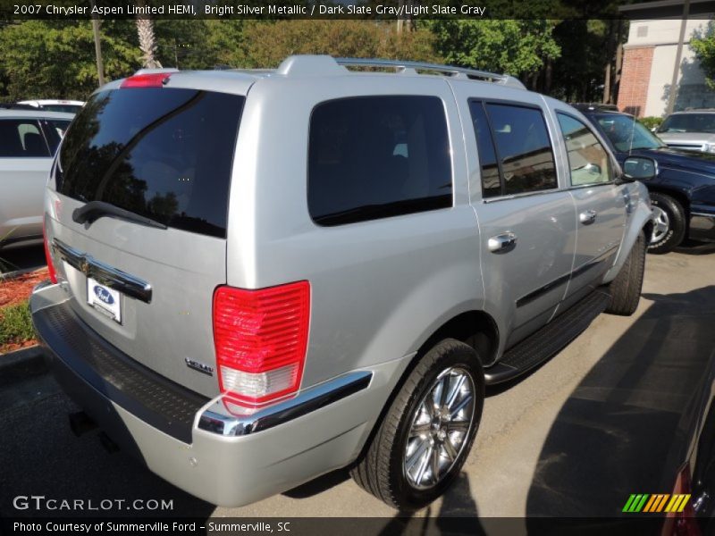 Bright Silver Metallic / Dark Slate Gray/Light Slate Gray 2007 Chrysler Aspen Limited HEMI