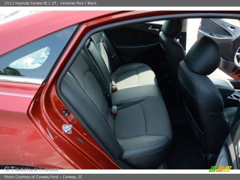 Venetian Red / Black 2011 Hyundai Sonata SE 2.0T