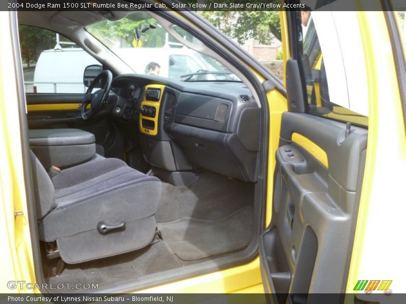 Solar Yellow / Dark Slate Gray/Yellow Accents 2004 Dodge Ram 1500 SLT Rumble Bee Regular Cab