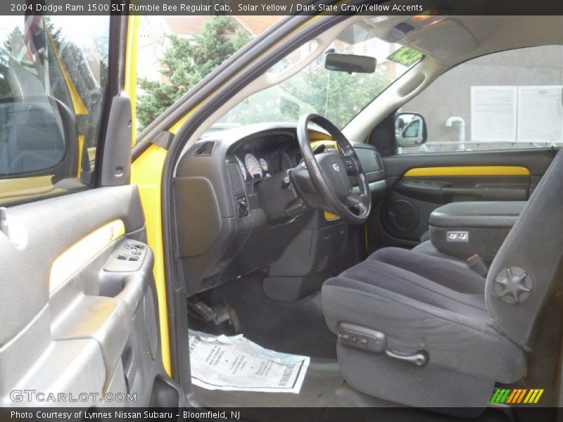 Solar Yellow / Dark Slate Gray/Yellow Accents 2004 Dodge Ram 1500 SLT Rumble Bee Regular Cab