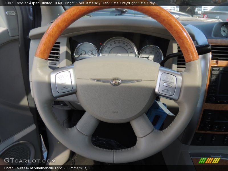 Bright Silver Metallic / Dark Slate Gray/Light Slate Gray 2007 Chrysler Aspen Limited HEMI