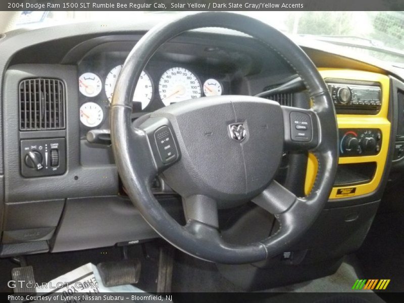 Solar Yellow / Dark Slate Gray/Yellow Accents 2004 Dodge Ram 1500 SLT Rumble Bee Regular Cab