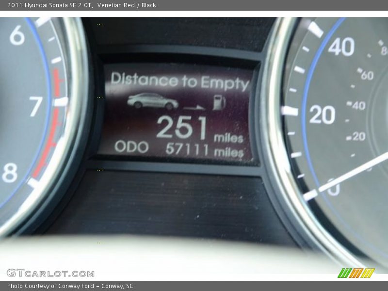 Venetian Red / Black 2011 Hyundai Sonata SE 2.0T