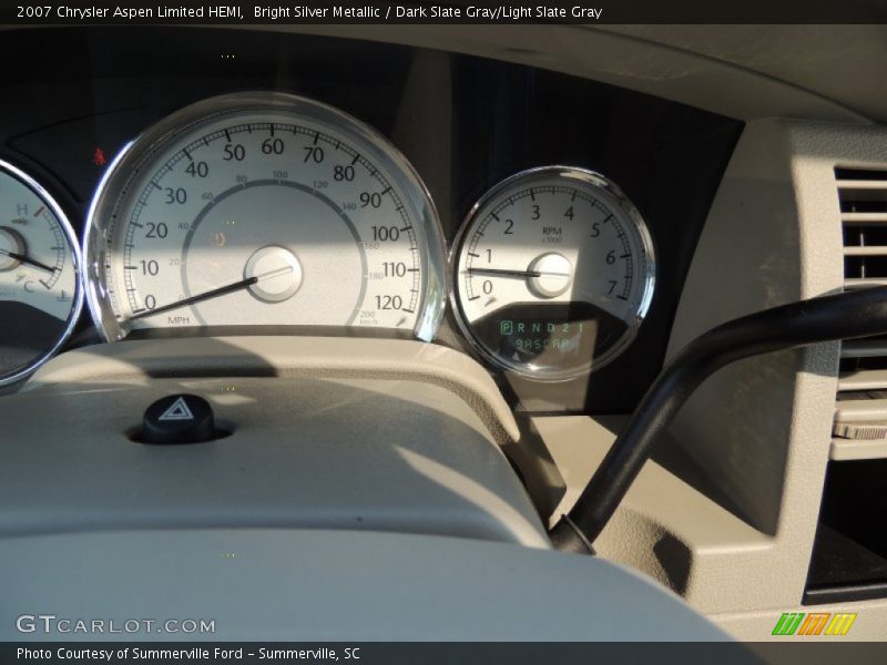 Bright Silver Metallic / Dark Slate Gray/Light Slate Gray 2007 Chrysler Aspen Limited HEMI