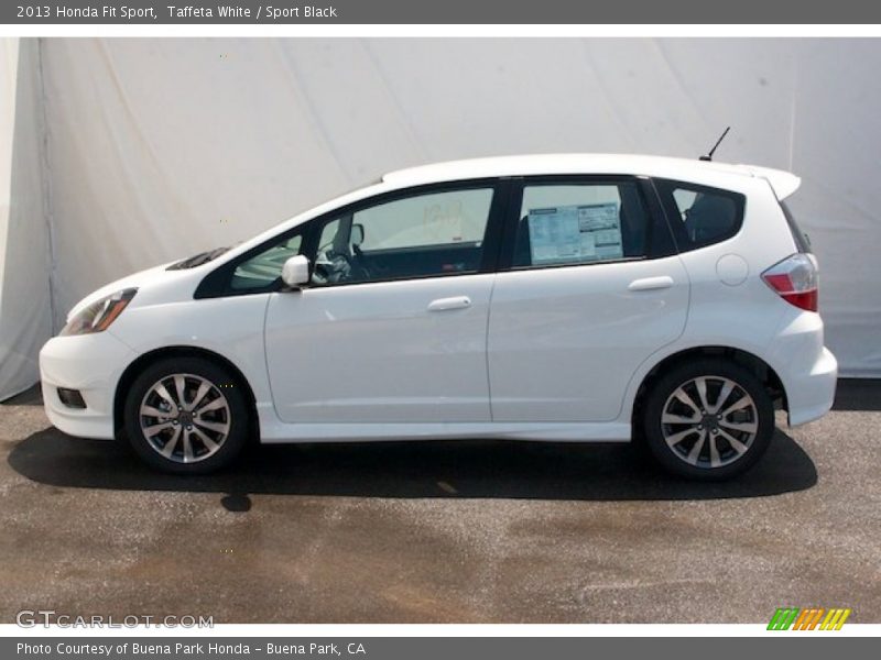 Taffeta White / Sport Black 2013 Honda Fit Sport