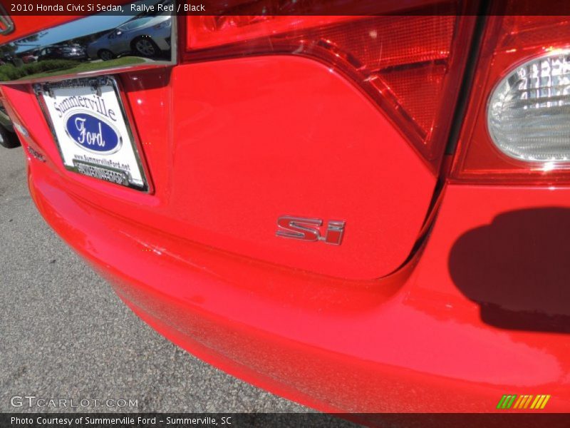Rallye Red / Black 2010 Honda Civic Si Sedan