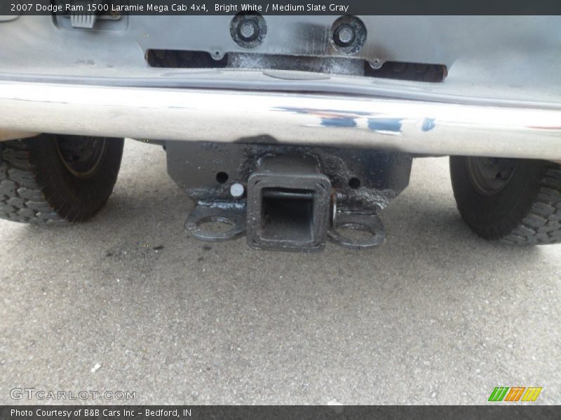 Bright White / Medium Slate Gray 2007 Dodge Ram 1500 Laramie Mega Cab 4x4