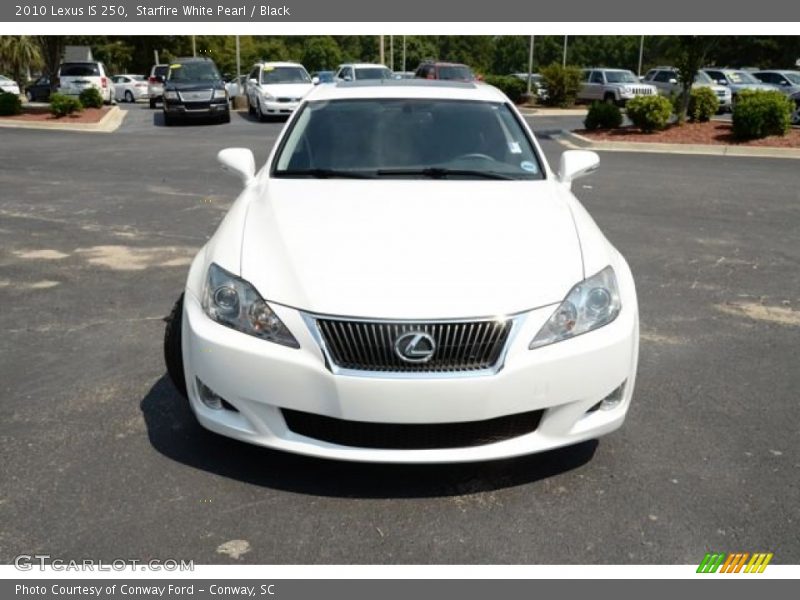 Starfire White Pearl / Black 2010 Lexus IS 250