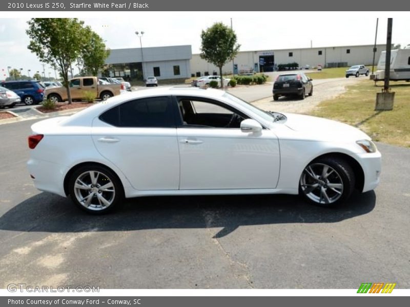 Starfire White Pearl / Black 2010 Lexus IS 250
