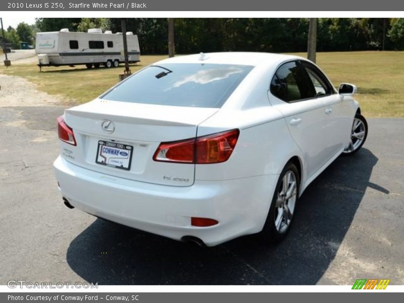 Starfire White Pearl / Black 2010 Lexus IS 250