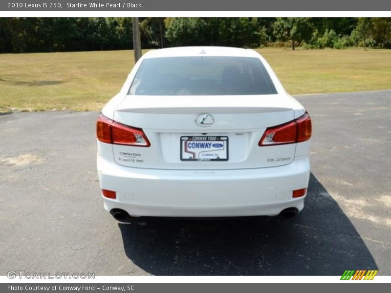 Starfire White Pearl / Black 2010 Lexus IS 250