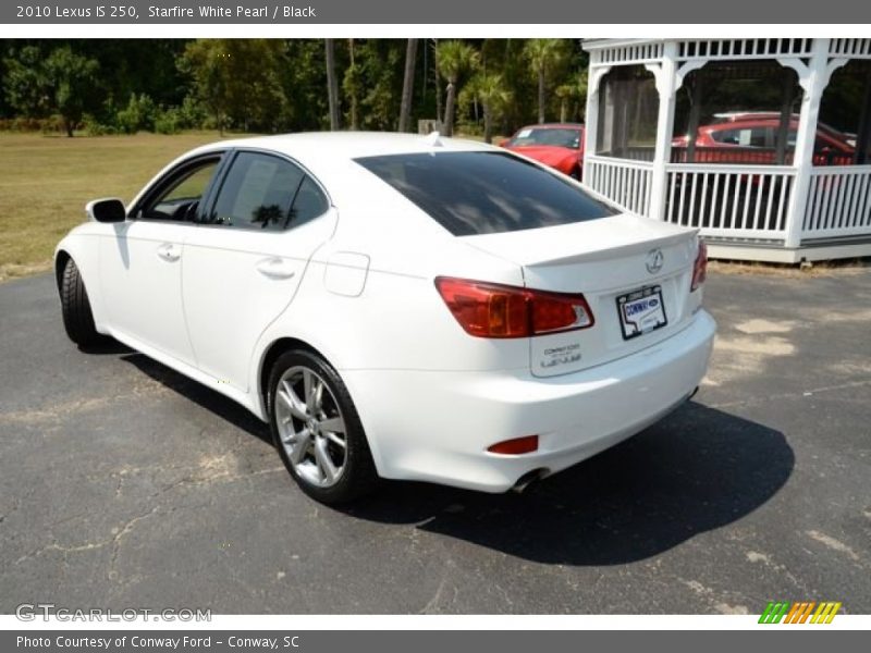 Starfire White Pearl / Black 2010 Lexus IS 250