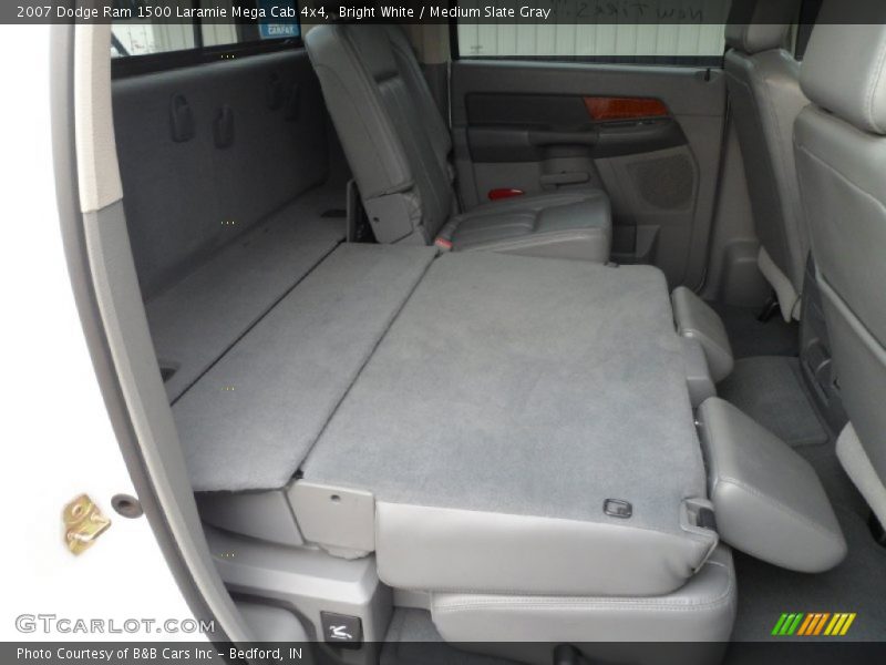 Bright White / Medium Slate Gray 2007 Dodge Ram 1500 Laramie Mega Cab 4x4