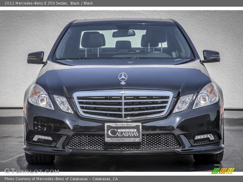 Black / Black 2011 Mercedes-Benz E 350 Sedan