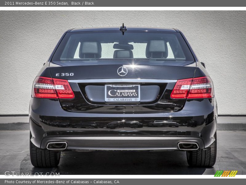 Black / Black 2011 Mercedes-Benz E 350 Sedan
