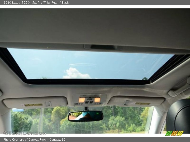 Starfire White Pearl / Black 2010 Lexus IS 250