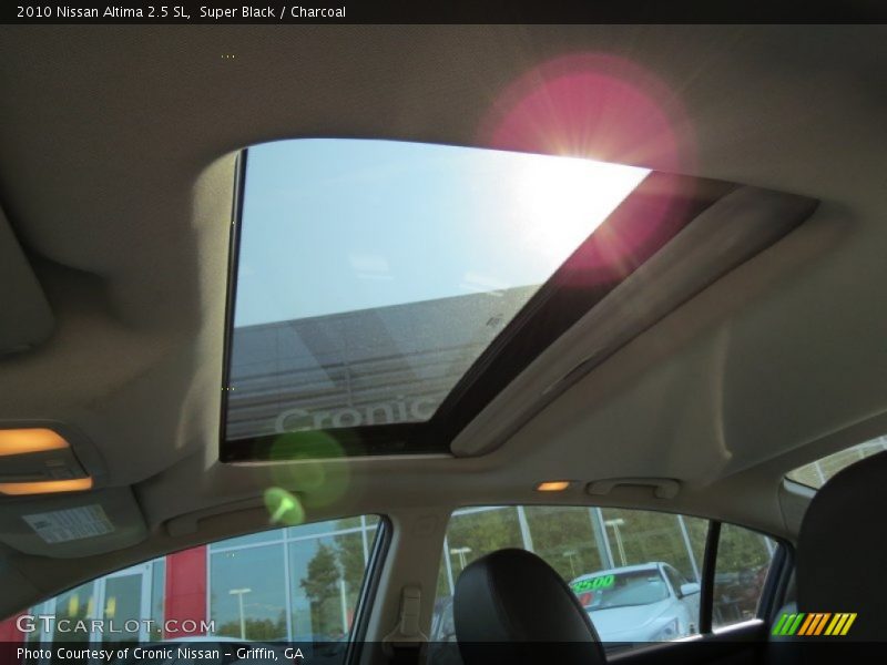 Super Black / Charcoal 2010 Nissan Altima 2.5 SL